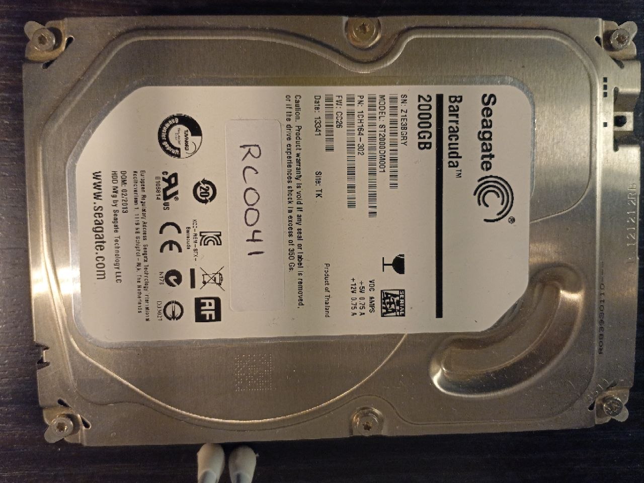 Seagate ST2000DM001 2TB donor drive