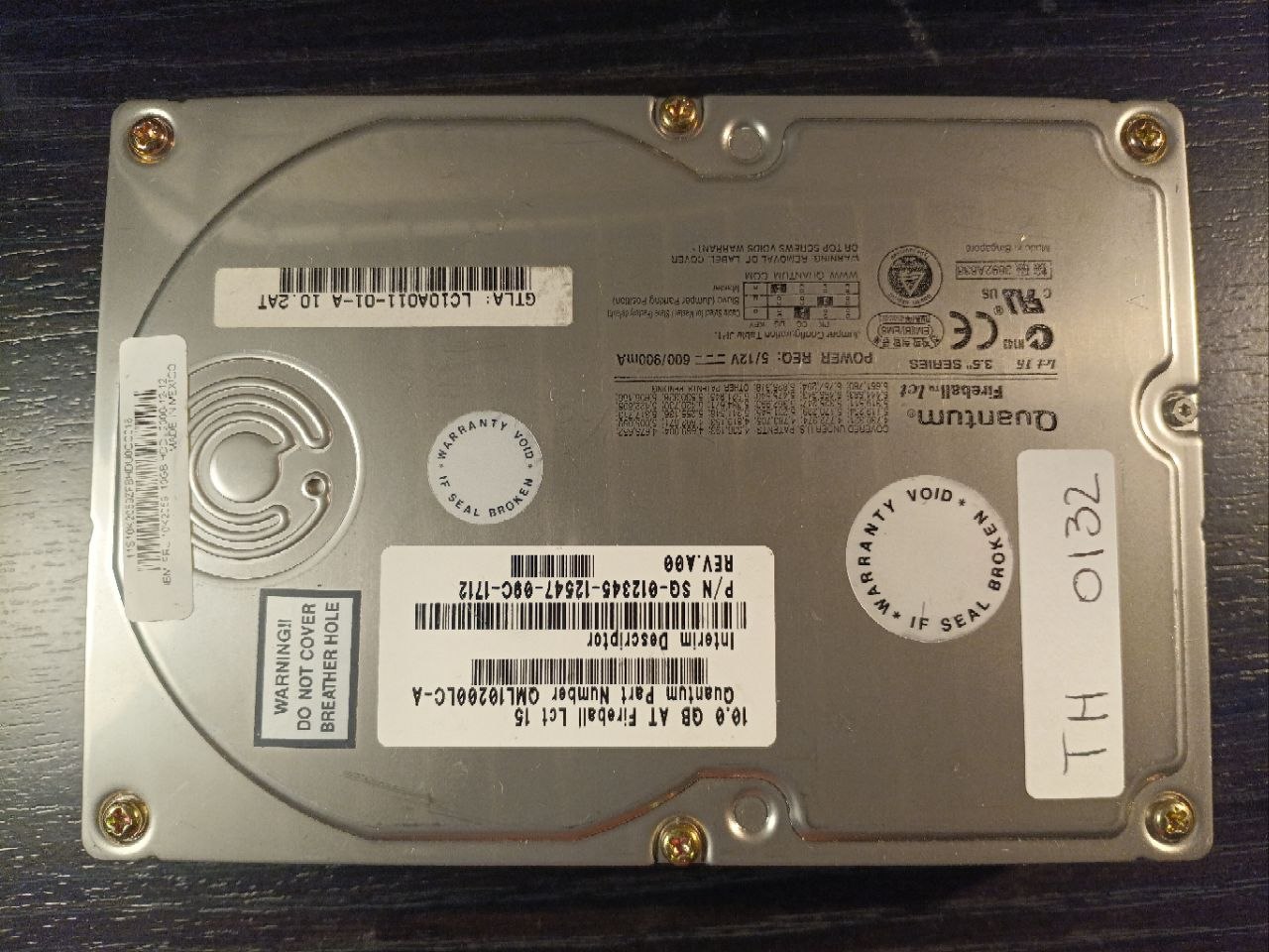 Quantum QML02000LC-A 10.0GB ATA/IDE donor drive (TH0132)